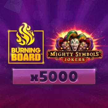 Mighty Symbols™_ Jokers Burning Board™ game cover